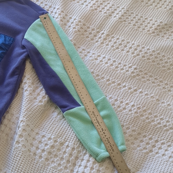 Patagonia Microdini‎ 1/2 Zip Pullover Women's XS Colorblock Mock Neck - Picture 7 of 10